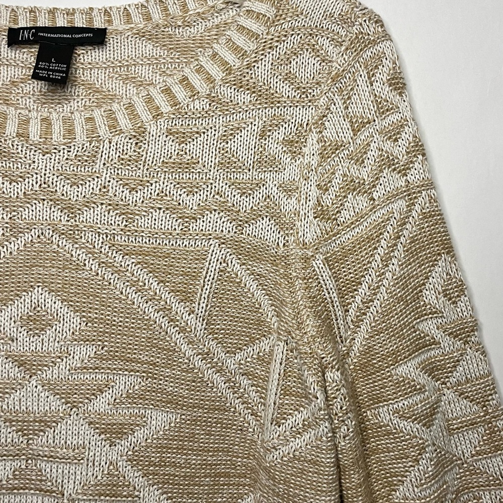 INC Fringe Tribal Sweater - Picture 5 of 9
